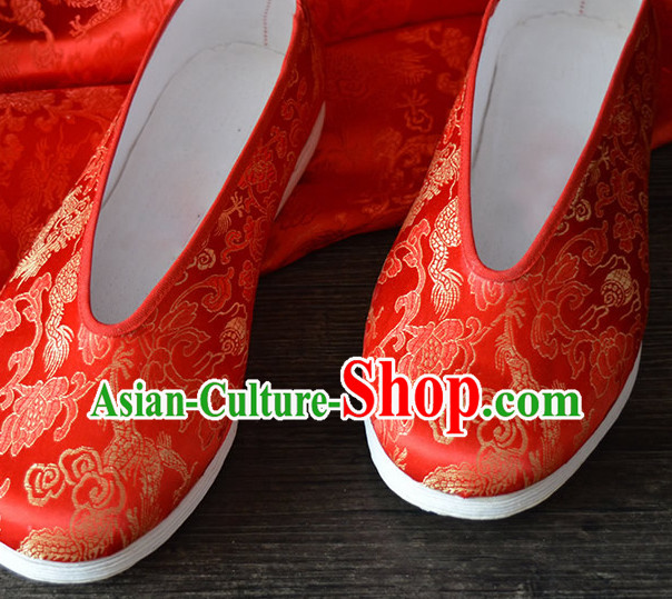 Top Chinese Classic Traditional Kungfu Master Tai Chi Shoes Kung Fu Shoes Martial Arts Fabric Shoes for Women Girls