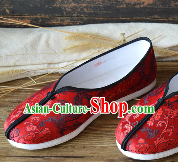 Top Chinese Classic Traditional Kungfu Master Tai Chi Shoes Kung Fu Shoes Martial Arts Fabric Shoes for Adults Kids