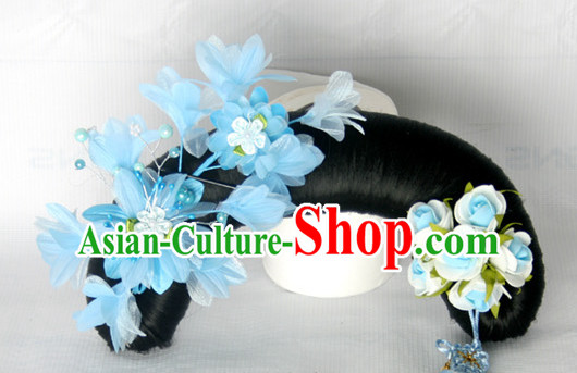 Chinese Qing Dynasty Classical Manchu Hair Jewelry Headwear Headdress Headpieces