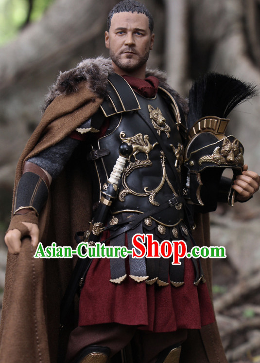 Ancient Superhero Body Armor Costumes Complete Set for Men