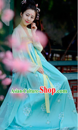 Top Chinese Tang Dynasty Hanfu Clothing Chinese Hanfu Costume Hanfu Dress Ancient Chinese Costumes Complete Set for Women Girls Children