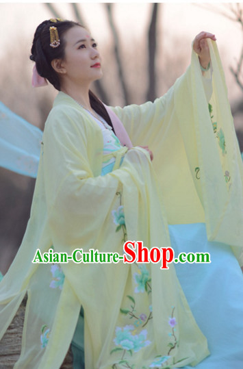 Top Chinese Tang Dynasty Beauty Hanfu Clothing Chinese Hanfu Costume Hanfu Dress Ancient Chinese Costumes Complete Set for Women Girls Children