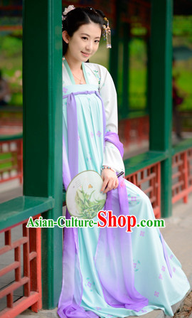 Top Chinese Tang Dynasty Beauty Princess Hanfu Clothing Chinese Hanfu Costume Hanfu Dress Ancient Chinese Costumes Complete Set for Women Girls Children