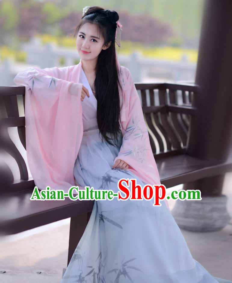 Top Chinese Tang Dynasty Female Hanfu Clothing Chinese Hanfu Costume Hanfu Dress Ancient Chinese Costumes and Hat Complete Set for Women Girls Children