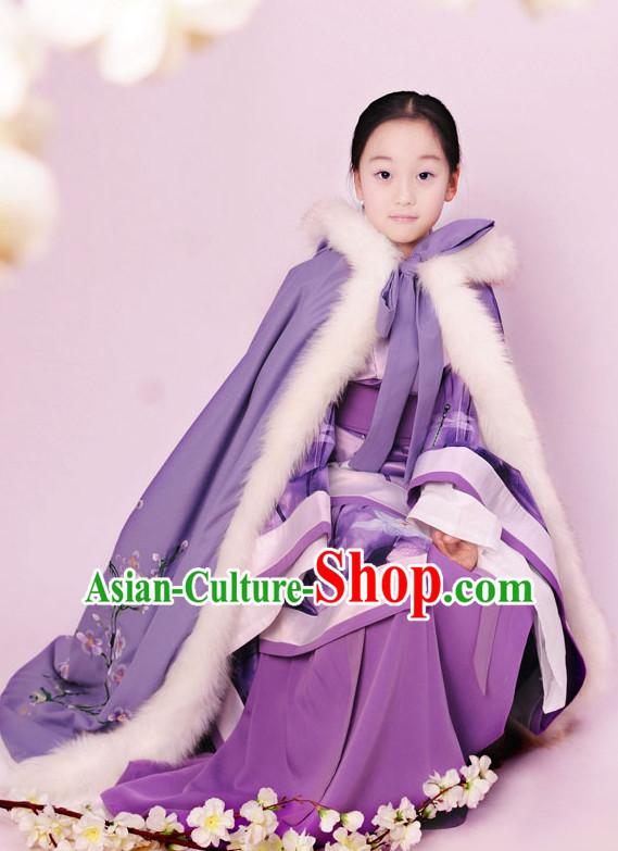 Top Chinese Han Dynasty Princess Hanfu Clothing Chinese Hanfu Costume Hanfu Dress Ancient Chinese Costumes and Hat Complete Set for Women Girls Children