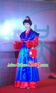 Chinese Ancient Style Wedding Ceremony Officiate Costumes Complete Set for Men or Women