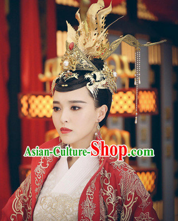 Ancient Chinese Style Imperial Palace Empress Queen Empress Hairpieces Hair Jewelry Set