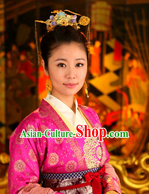 Ancient Chinese Style Imperial Palace Empress Queen Empress Hairpieces Hair Jewelry Set