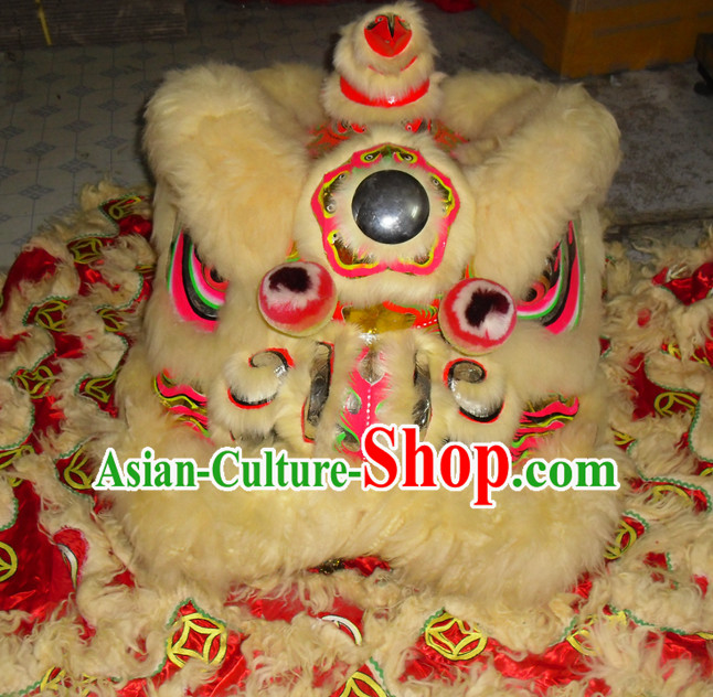 Top Competition and Parade Fut San Lion Dancing Costume Complete Set