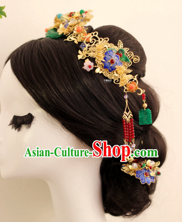 Top Chinese Traditional Wedding Headpieces Hair Jewelry Hair Clasp Hairpins