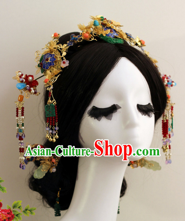 Top Chinese Traditional Wedding Headpieces Hair Jewelry Hair Clasp Hairpins