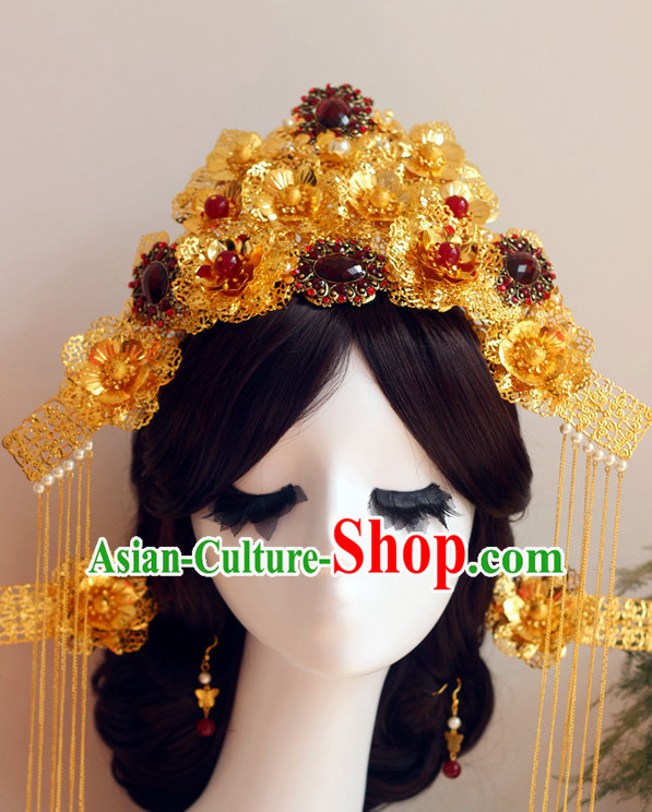 Top Chinese Traditional Wedding Headpieces Hair Jewelry Hair Clasp Hairpins