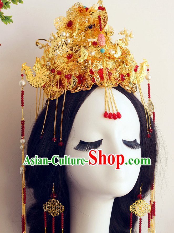 Top Chinese Traditional Wedding Headpieces Hair Jewelry Hair Clasp Hairpins