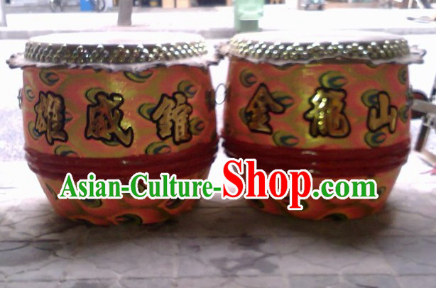 24 Inches Custom Made Big Lion Dance Wooden Drum