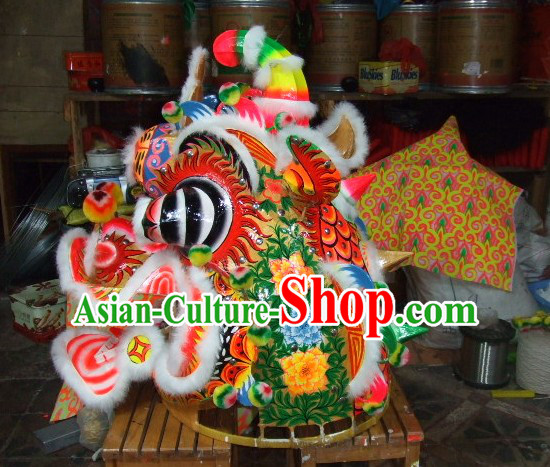 Top Chinese Traditional Handmade Kylin Dancing Equipments Complete Set