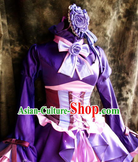 Custom Made Reborn Cosplay Costumes and Headwear Complete Set for Women or Girls