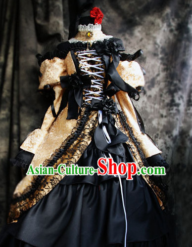 Custom Made Vocaloid Cosplay Costumes and Headwear Complete Set for Women or Girls