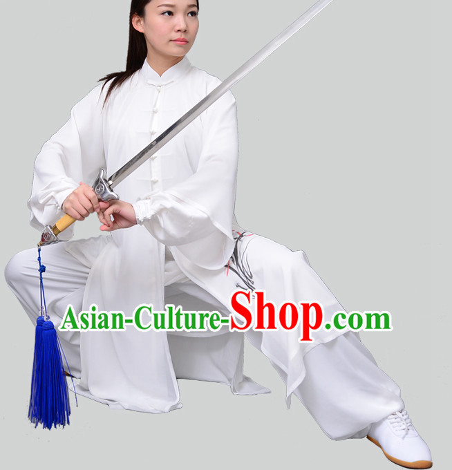 Top Chinese Traditional Competition Championship Tai Chi Taiji Teacher Suits Uniforms