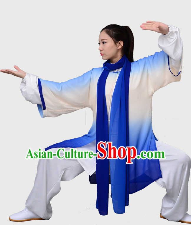 Top Chinese Traditional Competition Championship Tai Chi Taiji Clothing Three Pieces Suits Uniforms