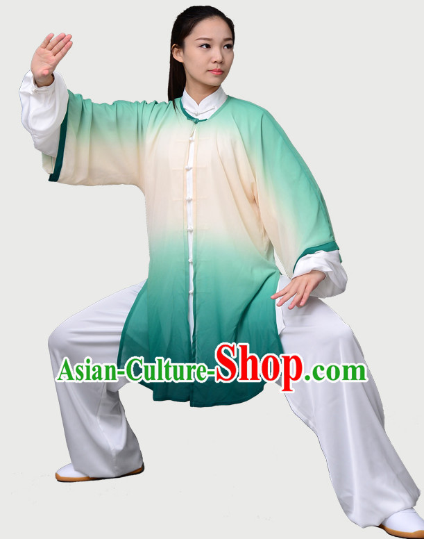 Top Chinese Traditional Competition Championship Tai Chi Taiji Clothing Three Pieces Suits Uniforms