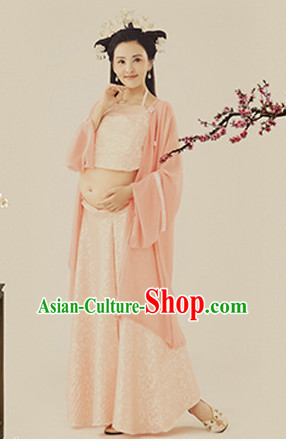 Traditional Chinese Pregant Lady Dress Chinese Hanfu Clothing Cloth China Attire Oriental Dresses Complete Set for Women