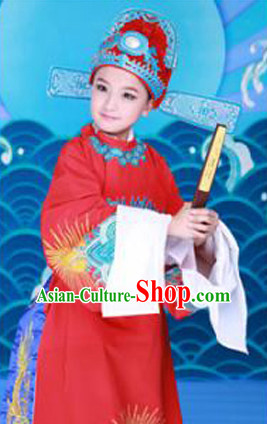 Traditional Chinese Han Dynasty Bridegroom Costumes Dress Chinese Hanfu Clothing Cloth China Attire Oriental Dresses Complete Set for Kids