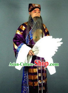 Chinese Beijing Opera Costumes Peking Opera Taoist Costume Complete Set for Men