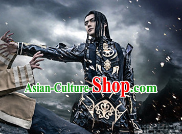 Chinese Costume Superhero Armor Cosplay Costumes China Traditional Armors Complete Set for Men