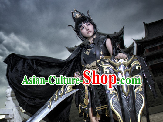 Chinese Costume Superhero Armor Cosplay Costumes China Traditional Armors Complete Set