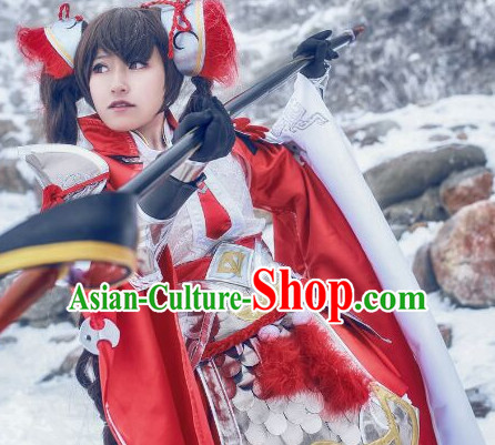 Chinese Costume Superhero Armor Cosplay Costumes China Traditional Armors Complete Set