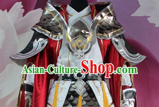 Chinese Costume Superhero Armor Cosplay Costumes China Traditional Armors Complete Set