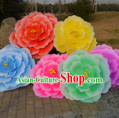 Traditional Dance Peony Umbrella Props Flower Umbrellas Dancing Prop Decorations