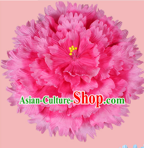 Rose Traditional Dance Peony Umbrella Props Flower Umbrellas Dancing Prop Decorations for Kids Children Girls Boys