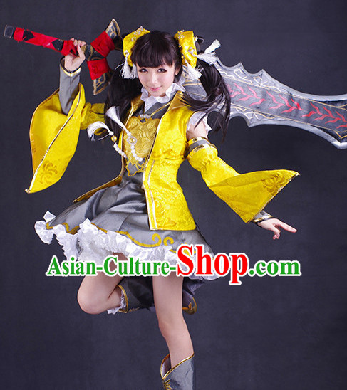 Chinese Costume Superhero Armor Cosplay Costumes China Traditional Armors Complete Set