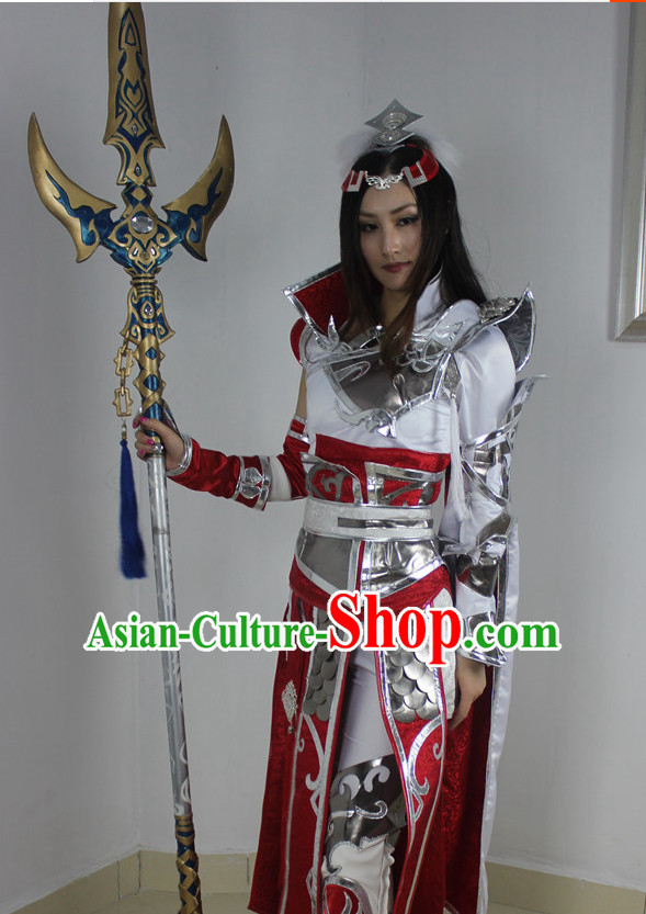 Chinese Costume Superhero Armor Cosplay Costumes China Traditional Armors Complete Set