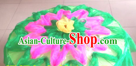 Traditional Dance Props Flower Umbrella Yangge Dancing Prop Folk Decorations for Men Women Adults Kids Children