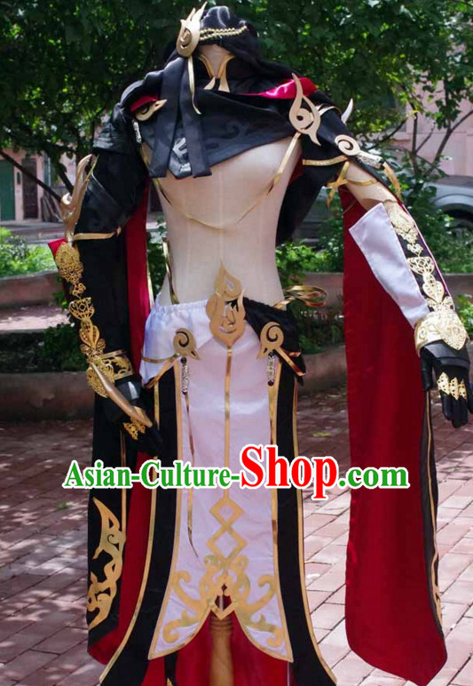 China Fairy Costume Cosplay Armor Archer Costume Avatar Costumes Wonderflex Knight Armorsuit Leather Metal Fantasy Armoury and Hair Decortaions Complete Set