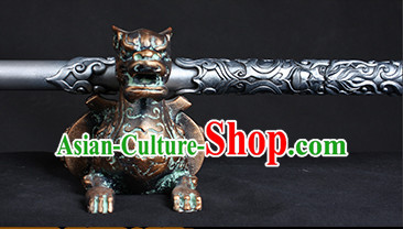 Supreme Silver Traditional Monkey King Sun Wukong Golden Cudgel