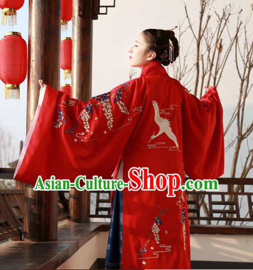 Traditional Chinese Ancient Ming Dynasty Princess Garment Suits Dresses Complete Set for Women