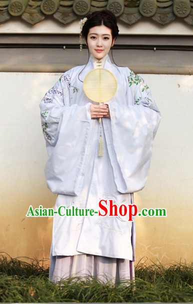 Traditional Chinese Ancient Ming Dynasty Princess Clothing Garments Suits Dresses Complete Set for Women