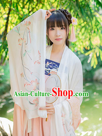 Hanfu Clothing Custom Traditional Chinese Hanfu Dreses Han Clothing Hanzhuang Historical Dress and Accessories Complete Set