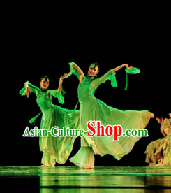 Green Chinese Classical Dance Costume Folk Dancing Costumes Traditional Chinese Dance Costumes Asian Dance Costumes