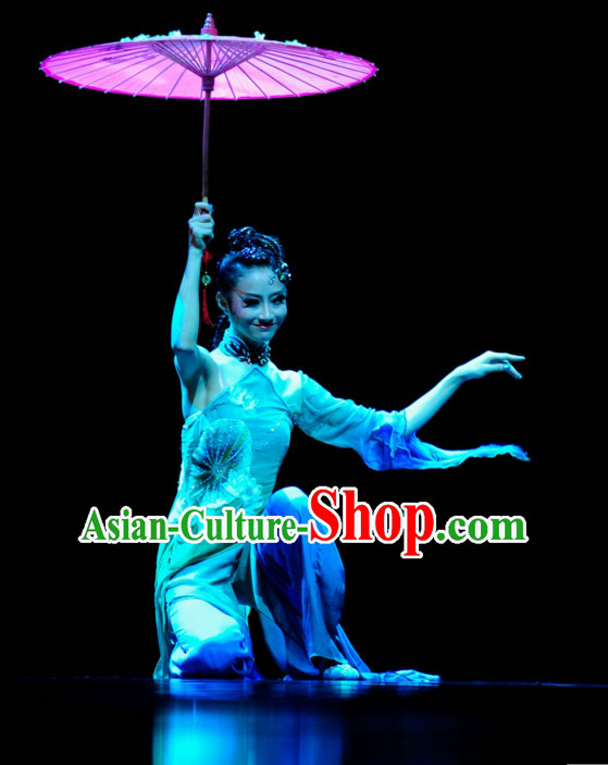 Chinese Classical Dance Costume Folk Dancing Costumes Traditional Chinese Dance Costumes Asian Dance Costumes Complete Set for Women