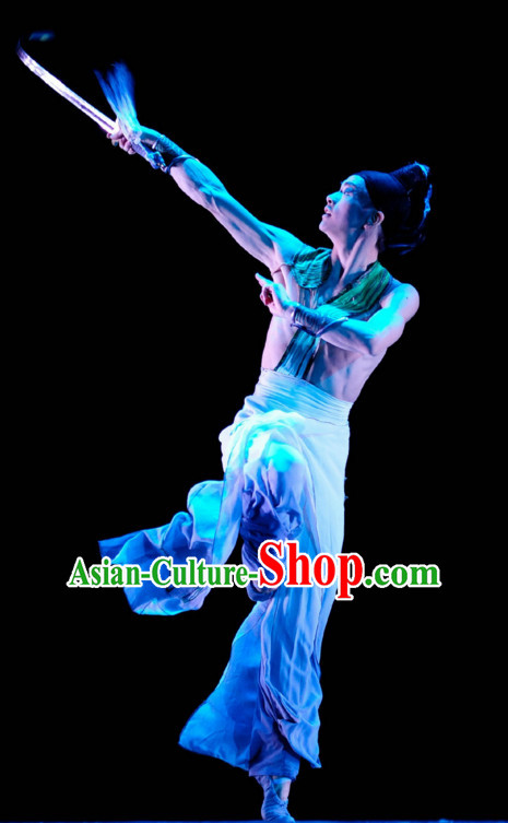 Chinese Classical Dance Costume Folk Dancing Costumes Traditional Chinese Dance Costumes Asian Dance Costumes Complete Set for Women