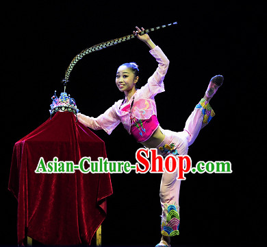 Chinese Classical Dance Costume Folk Dancing Costumes Traditional Chinese Dance Costumes Asian Dance Costumes Complete Set for Women