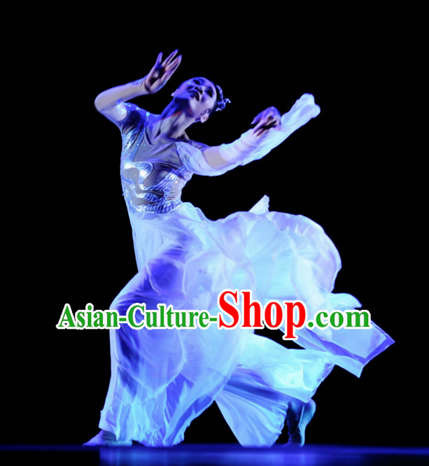 Chinese Classical Dance Costume Folk Dancing Costumes Traditional Chinese Dance Costumes Asian Dancewear Complete Set for Women Girls