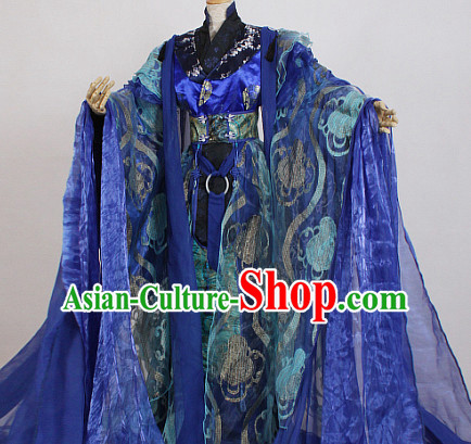 Ancient Chinese Style Emperor King Garment Costumes Clothing for Men Boys