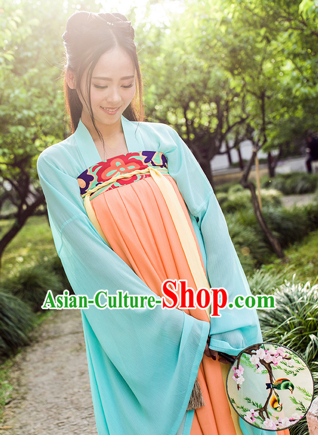 Hanfu Clothing Custom Traditional Chinese Hanfu Dreses Han Clothing Hanzhuang Historical Dress and Accessories Complete Set