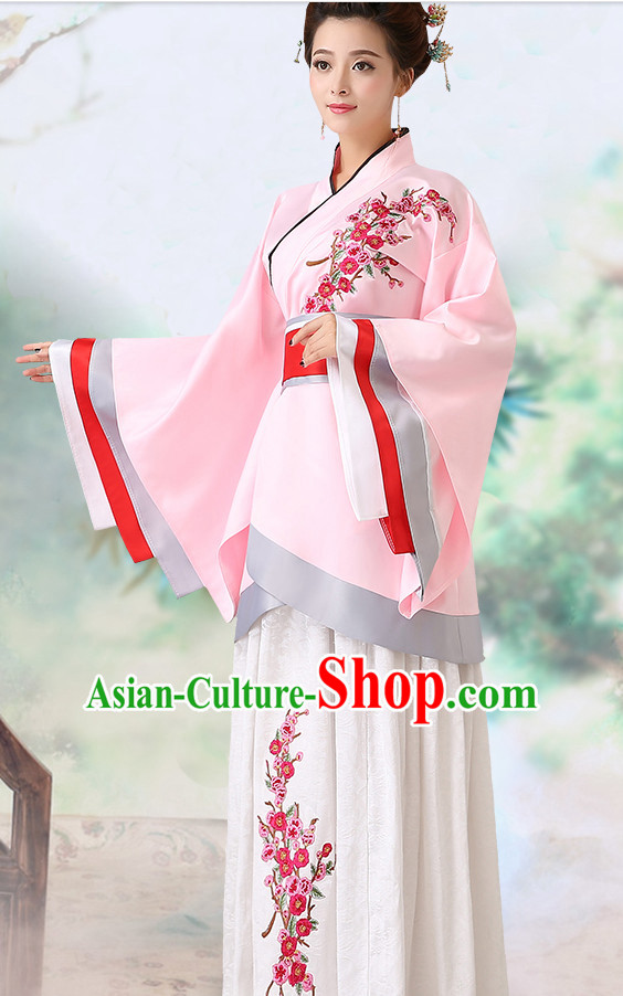 Hanfu Clothing Custom Traditional Chinese Wedding Hanfu Dreses Han Clothing Hanzhuang Historical Dress and Accessories Complete Set