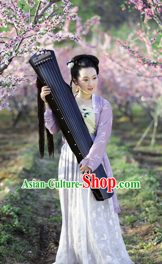 Hanfu Clothing Custom Traditional Chinese Hanfu Dreses Han Clothing Hanzhuang Historical Dress and Accessories Complete Set